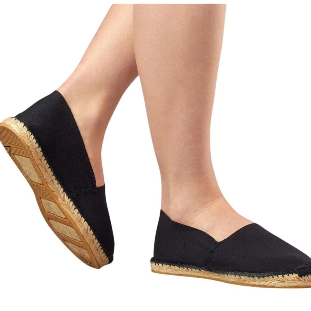 NWOT Diegos - black‎ flat espadrilles for women SKUW128